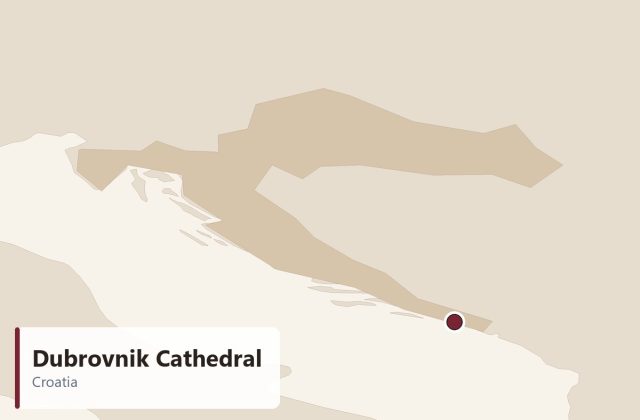 Dubrovnik Cathedral - location map