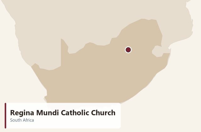 Regina Mundi Catholic Church - location map